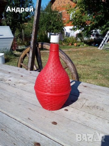 Стара плетена дамаджана #7, снимка 2 - Антикварни и старинни предмети - 26952334