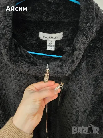 оригинално плюшено горнище Calvin Klein Л размер , снимка 3 - Други - 48221203