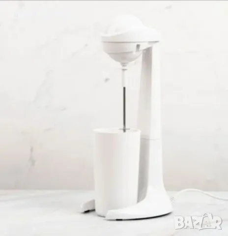 Миксер за фрапе, 100W, 450мл.мерителна чаша, Черен, бял, снимка 8 - Миксери - 47779927