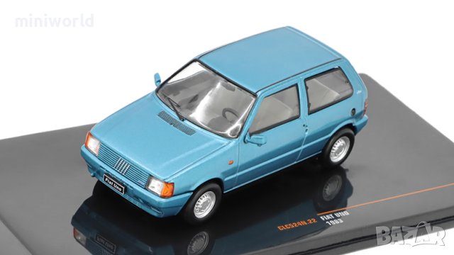 Fiat Uno 1983 - мащаб 1:43 на IXO моделът е нов в PVC дисплей-кейс, снимка 1 - Колекции - 44061090
