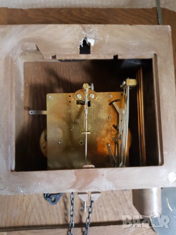 Стар немски стенен механичен часовник, снимка 4 - Антикварни и старинни предмети - 33094148