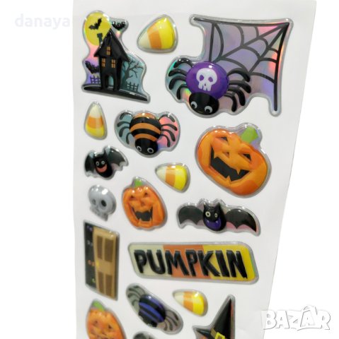 4420 Хелоуин стикери за украса и декорация, снимка 6 - Декорация за дома - 43936016