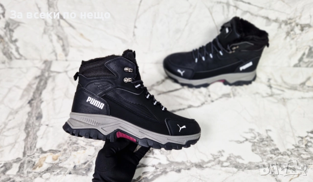 Puma Мъжки Меки И Топли Зимни Кубинки Пума - 2 Налични Цвята Код P1516, снимка 6 - Мъжки боти - 52339104