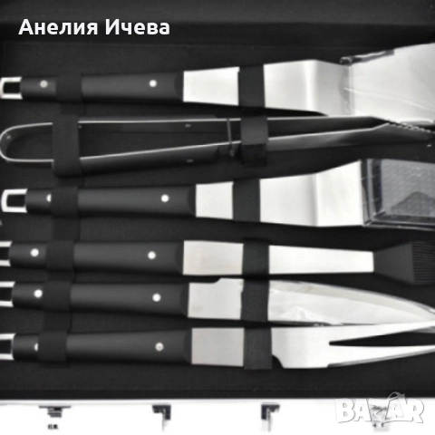 Комплект за барбекю 6в1+подарък ръкавици , снимка 7 - Други стоки за дома - 51757466