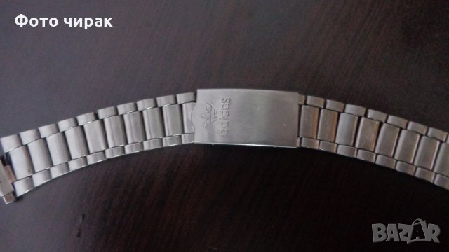 Метална верижка Adidas - 16 мм, снимка 1 - Каишки за часовници - 32790432