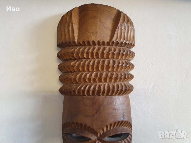 Оригинални дървени африкански маски. Купувани през 1986г. от Мозамбик. По 80лв./бр. Налична е само с, снимка 6 - Декорация за дома - 52036111