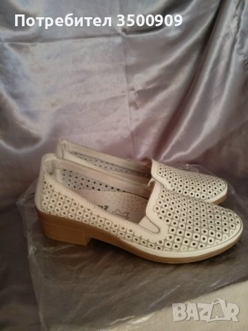 дамски бели обувки, снимка 5 - Дамски ежедневни обувки - 40153432