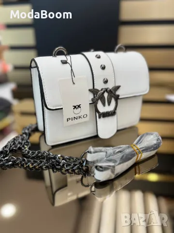 Pinko бяла дамска чанта 