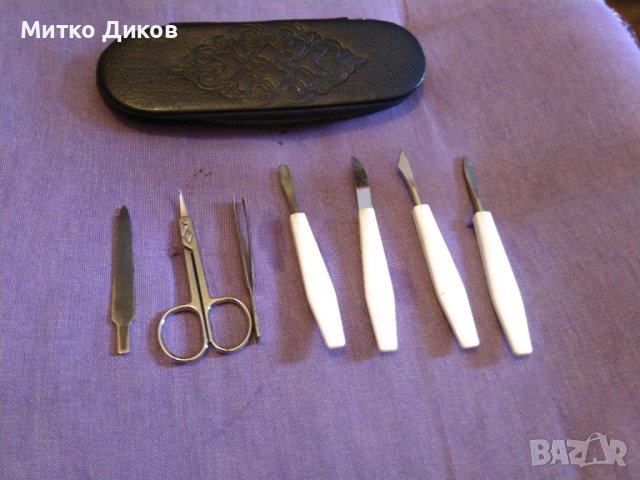Комплект за маникюр с калъвче естествена кожа 7 части, снимка 3 - Други - 43185809