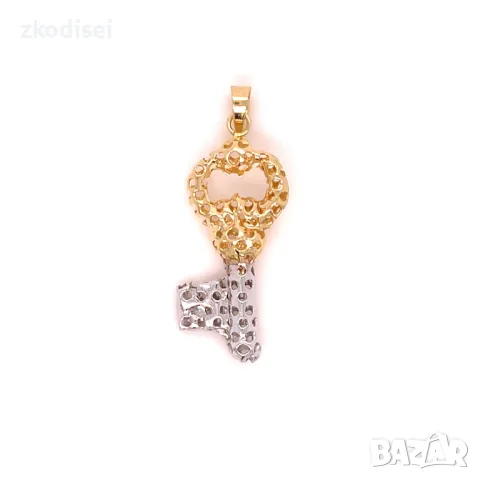 Златен медальон 0,93гр. 14кр. проба:585 модел:30687-6, снимка 1