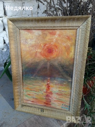 Хайгашод Агоп,маслена картина,1983г,Подписана, снимка 12 - Антикварни и старинни предмети - 35261899