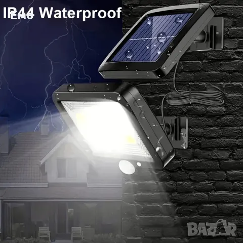 Лед лампа: 2/4/PC - Слънчева светлини на открито - 100COB, снимка 4 - Лед осветление - 48693147