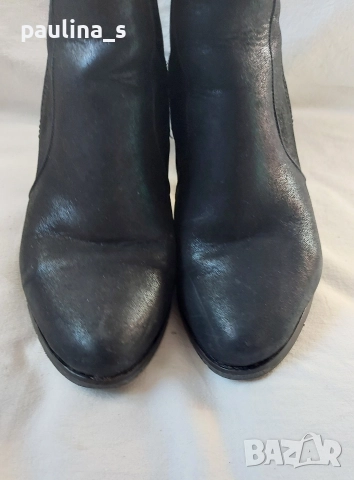 "Eliza" collection / Дамски боти от естествена кожа на ток, снимка 4 - Дамски боти - 52774581