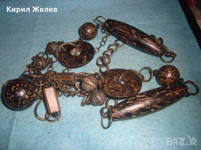 ВИНТИДЖ РЕТРО-АРТ КОЛИЕ ГЕРДАН МЕТАЛ и СИНТЕТИКА 27010, снимка 7 - Колиета, медальони, синджири - 35078896