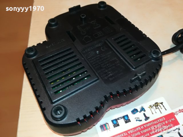 ⭐️BLACK & DECKER BATTERY CHARGER 0210221713, снимка 9 - Винтоверти - 38193051