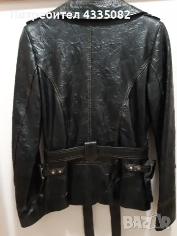 Дамско кожено яке, снимка 5 - Якета - 48730330