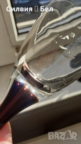 Комплект от 2 чаши за  Champagne Black Stem Luminarc- Vintage, снимка 5 - Антикварни и старинни предмети - 32316387