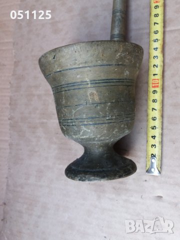 масивно възрожденско бронзово хаванче , снимка 8 - Антикварни и старинни предмети - 34984961
