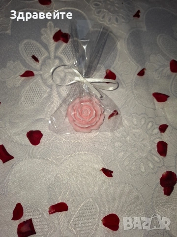 Глицеринов сапун "Розичка" с аромат на роза и ванилия + подарък , снимка 8 - Козметика за тяло - 53098249