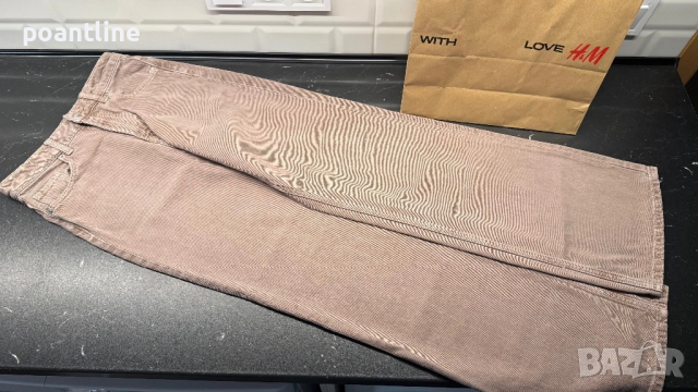 НОВО! H&M широк крачол панталон дънки , снимка 3 - Дънки - 51977600