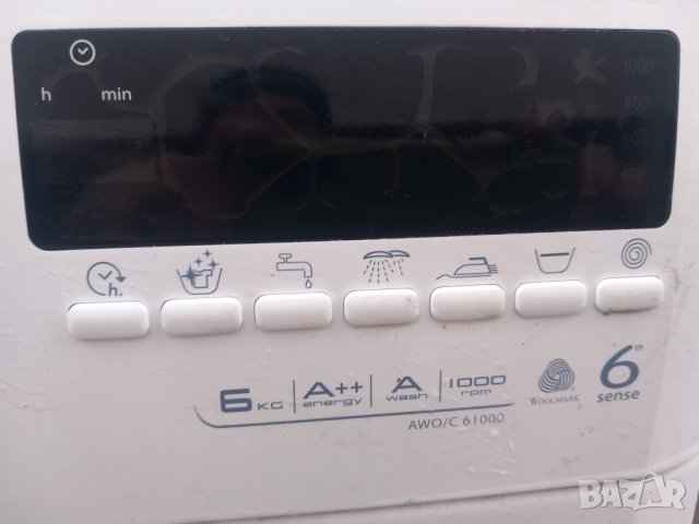 Продавам преден панел с платки за пералня Whirlpool AWO/С 61000, снимка 1 - Перални - 43207697