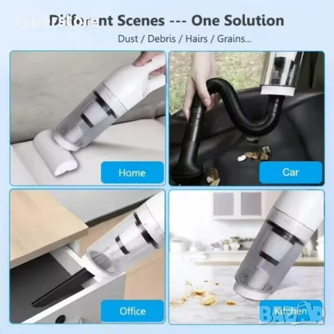 Прахосмукачка на батерии, за колата и за дома Digital One SP01004 jb-168, мощна прахосмукачка, много, снимка 7 - Прахосмукачки - 49316522