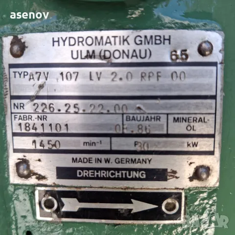 хидравлична помпа бутална, снимка 5 - Резервни части за машини - 49830897