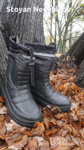 Зимни Олекотени Ботуши с Термо Чорап , снимка 5 - Мъжки ботуши - 26663993