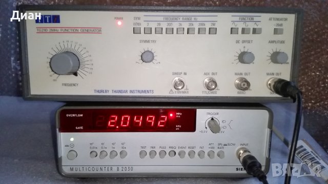Функционален английски генератор TTI  TG-210, снимка 5 - Друга електроника - 43102683