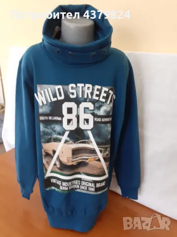 Нов детски немски суичър, р.134/140см, 100% памук. 