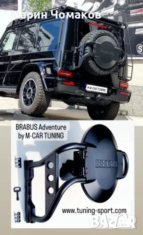 Стойка резервна гума BRABUS за Mercedes G-class W464 W463A 