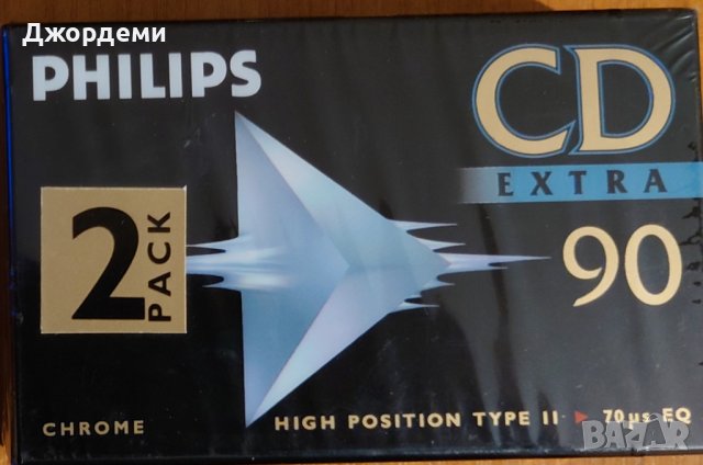 Аудио касети /аудио касета/ Philips CD Extra 90 Chrome, снимка 1 - Аудио касети - 37413593