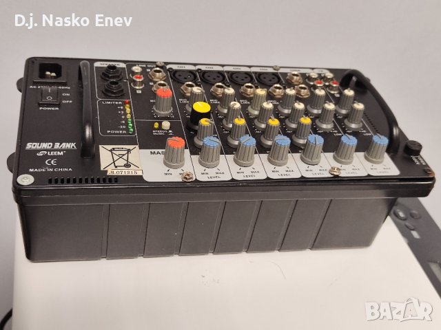 Leem Soundbank 500 powered mixer - Аудио Миксер Смесител с вграден усилвател, снимка 4 - Ресийвъри, усилватели, смесителни пултове - 38001922
