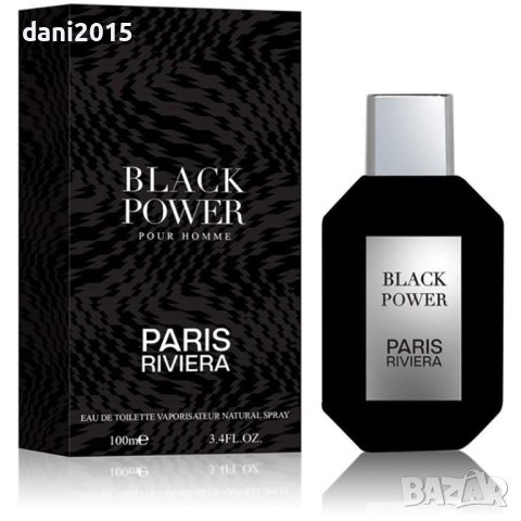 Paris Riviera Black Power 100 ml, снимка 1 - Мъжки парфюми - 43739460