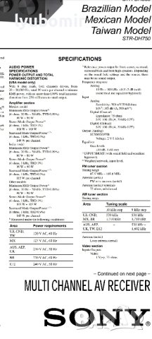 Sony STR-DH550 HDMI 5.2 AV-Receiver, снимка 16 - Ресийвъри, усилватели, смесителни пултове - 43594478