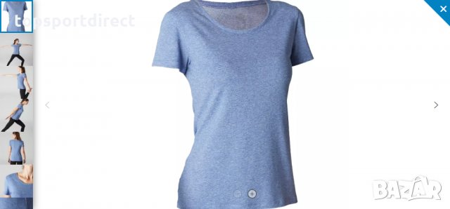 ДАМСКА ТЕНИСКА ЗА ФИТНЕС 500 СИВА NYAMBA внос Франция., снимка 8 - Тениски - 33334175