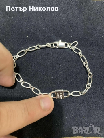 Tiffany & Co оригинален сребърна гривна, снимка 2 - Гривни - 51957173