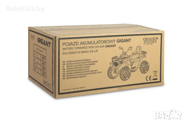 Детско ATV GIGANT Розово– 4x4, до 30 кг, с Музика, снимка 12 - Детски велосипеди, триколки и коли - 49972316