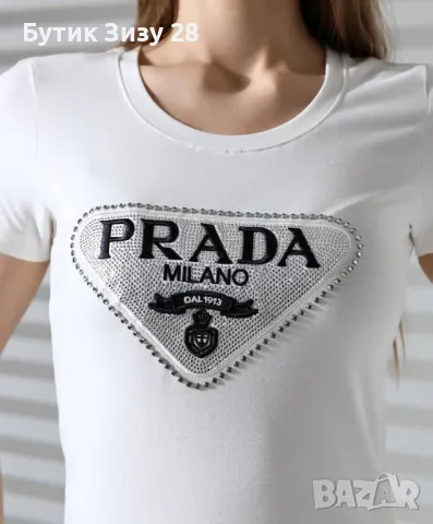 Дамски тениски Calvin Klein, Guess, Dolce&Gabbana, Prada, снимка 4 - Тениски - 48942069