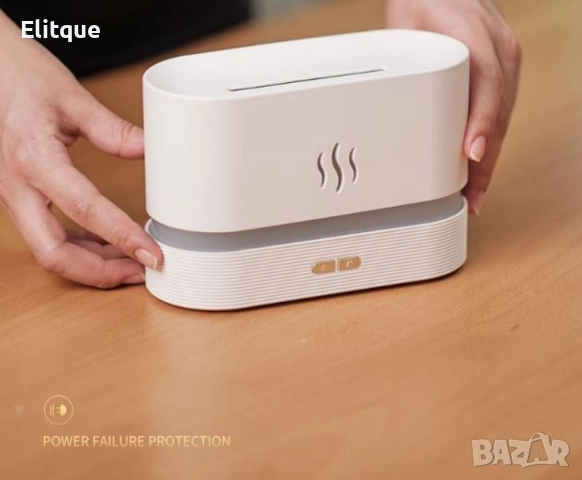 Компактен ултразвуков арома дифузер с вградени LED светлини. , снимка 2 - Лед осветление - 52820974