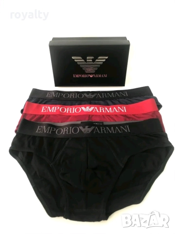 Emporio Armani Мъжки Боксерки/Слипове Различни Цветове и Модели , снимка 4 - Бельо - 52884328