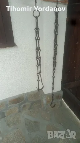 Верига за огнище -2 броя., снимка 4 - Антикварни и старинни предмети - 50276482