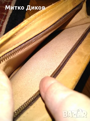 Борсета за ръка Фармахим  от соца -естествена кожа като нова 245х145мм, снимка 8 - Чанти - 27558420