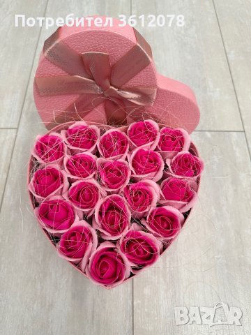Кутия с ароматни рози, снимка 3 - Подаръци за жени - 43699395