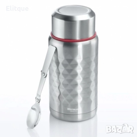 Термос-контейнер със сгъваема лъжица за обяд Westmark Viva, 750ml, снимка 7 - Други - 52593544