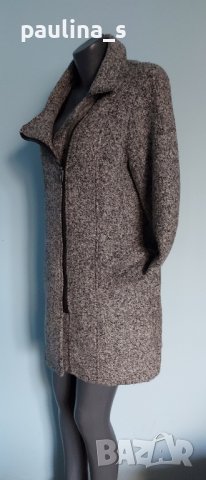 Вълнено марково палто от букле / голям размер , снимка 5 - Палта, манта - 43786541