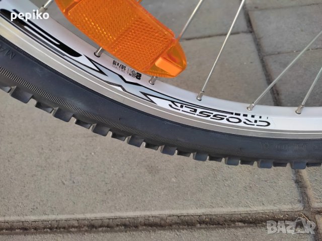 Продавам колела внос от Германия алуминиев юношески велосипед ALISSA CROSS 24 цола преден амортисьор, снимка 2 - Велосипеди - 35426221