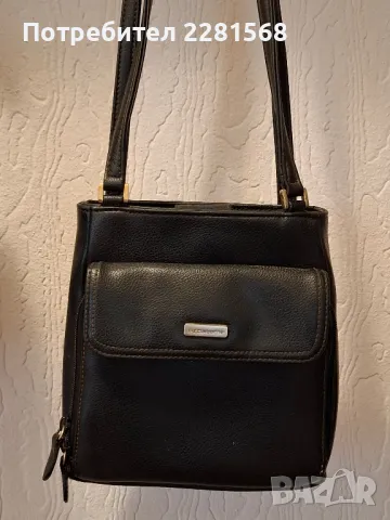 Дамска малка черна чанта