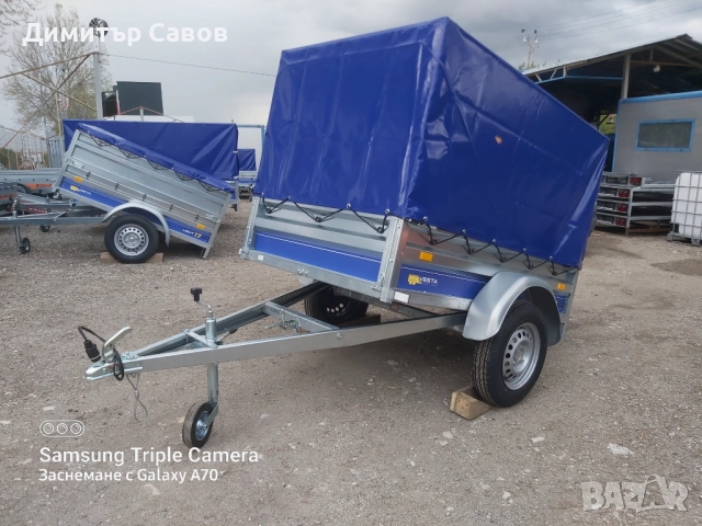 Туристическо, самосвално ремарке VESTA LIGHT 17 с брезент и шпригли, снимка 6 - Ремаркета - 52212198