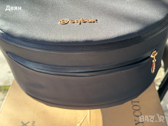  Бебешка количка Cybex Platinum E Priam 4 Rose Gold Spring Blossom Light, снимка 8 - Детски колички - 51809056